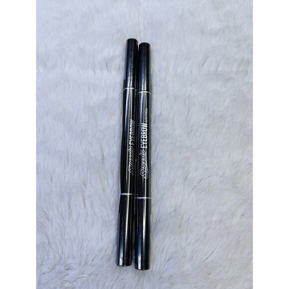 2X Peripera Speedy Skinny Brow Eyebrow Pencil #1 Black Brown - Picture 1 of 8